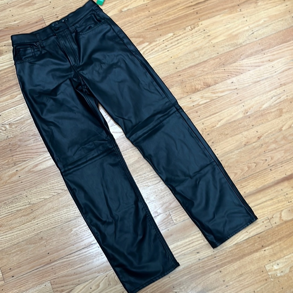 Gap teen faux leather jeans size 18